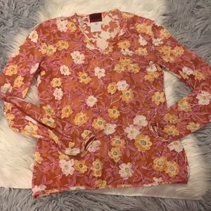 Versace Jeans Collection Floral Longsleeve